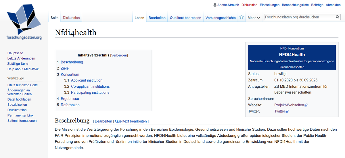 fdmincoop's tweet photo. #NFDI4health bei https://t.co/zJHNMsjLAr. Das ist sehr gut als Referenz und natürlich Info. #wiki https://t.co/nMbQPOTnlh