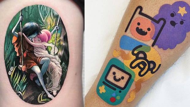 I remade the tattoo of Jake from Obsidian  radventuretime