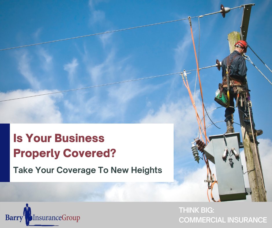 Take your coverage to new heights with Barry Insurance Group: bit.ly/3hk4mh6
#BarryInsuranceGroup #ThinkBIG #commercialinsurance #businesscoverage