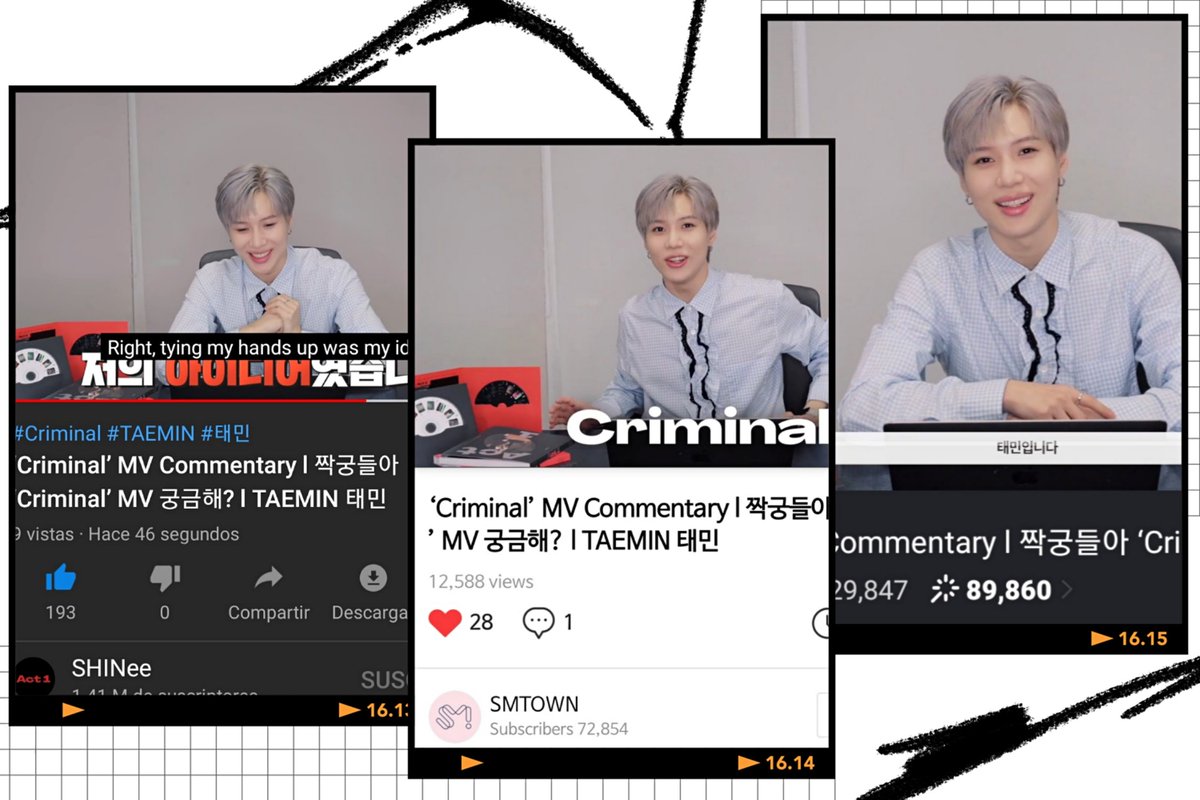 identity_taemin's tweet photo. 200914 // ‘Criminal’ MV Commentary l 짝궁들아 ‘Criminal’ MV 궁금해? l TAEMIN 태민

👉 https://t.co/pRCnNg4REc
👉 https://t.co/mmXm1KfJXF
👉 https://t.co/u7cYHqbUZf

Cr: @SHINee 
#태민 #TAEMIN #テミン  #NeverGonnaDanceAgain #Criminal #MVCommentary https://t.co/1BOd3963nC