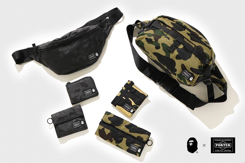 ট ইট র Fullress A Bathing Ape Porter コラボ最新作 カモフラージュ柄を組み合わせた 1st Camo 4アイテムが9 19発売 ア ベイシング エイプ ポーター T Co Idyghjyviz