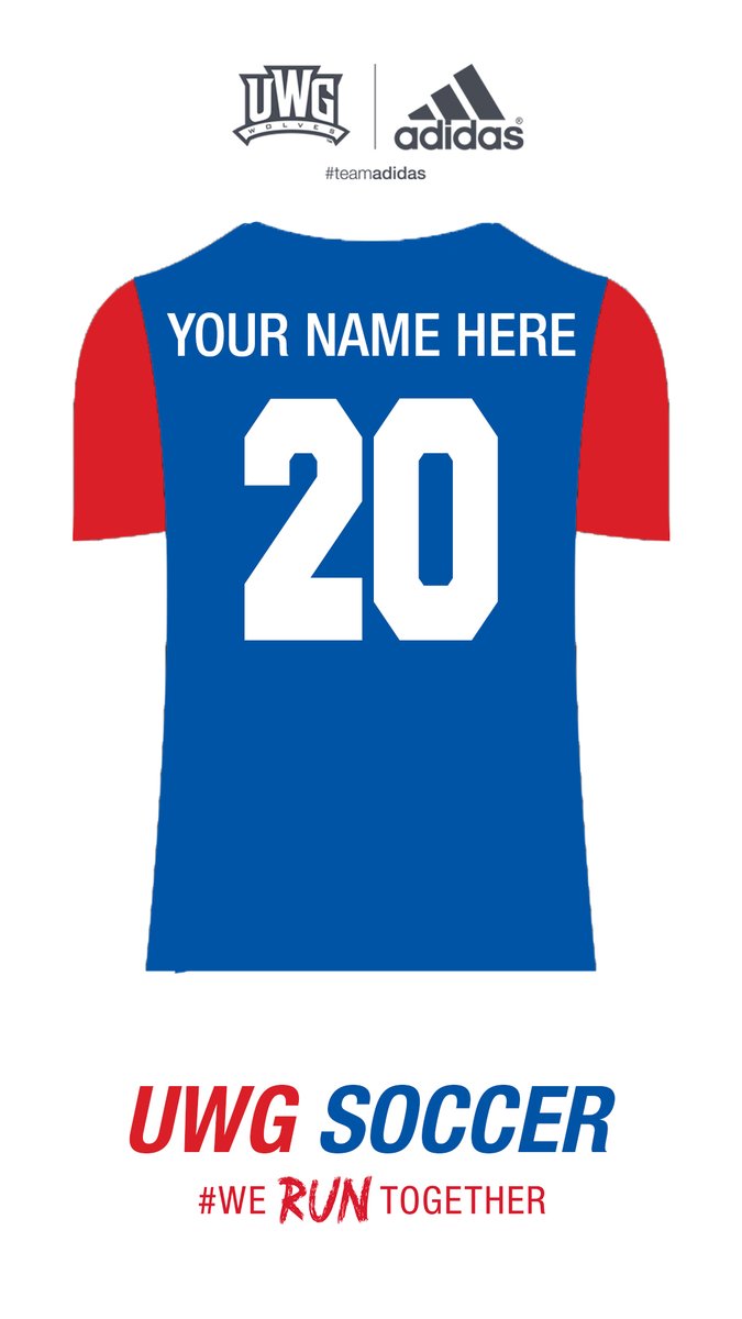 UWGAthletics's tweet photo. UWG Soccer fans, this #WallpaperWednesday is for you!

You know what to do. Drop the jersey color, name, and number before 3 p.m. and we'll send you a custom wallpaper!

#WeRunTogether https://t.co/QNV4ZngNyb