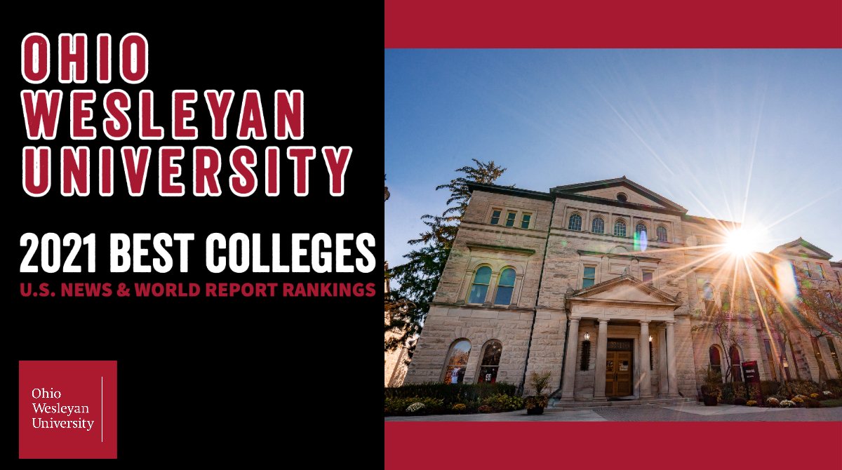 OhioWesleyan's tweet photo. Oh-Wooo❗️ Ohio Wesleyan Featured in Newly Released U.S. News & World Report Rankings
⚪️ “Best National Liberal Arts Colleges”
⚪️ “Best Value Schools"
⚪️ “Top Schools on Social Mobility"
⚪️ “A+ Schools for B Students”
➡️ https://t.co/bv6itXcCwr
#OhWooo #BestColleges https://t.co/75e5g81kyK