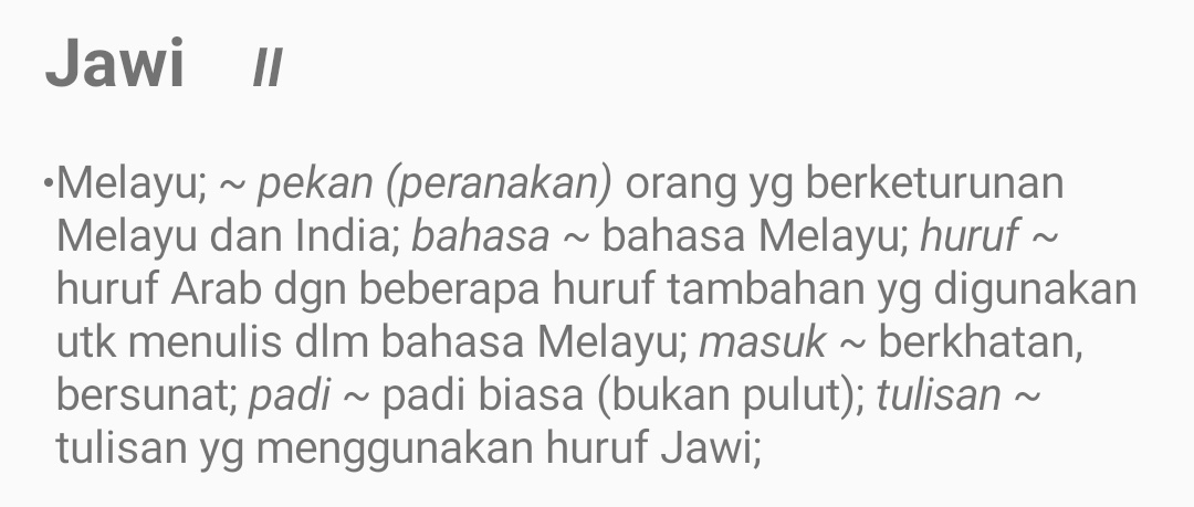 Thaza_Kun's tweet photo. Jawi itu nama lain bagi Melayu.
Bahasa Jawi = Bahasa Melayu
Tulisan Jawi = Tulisan Melayu
Bangsa Jawi = Bangsa Melayu

#KosaKata https://t.co/7gjSdIavZp