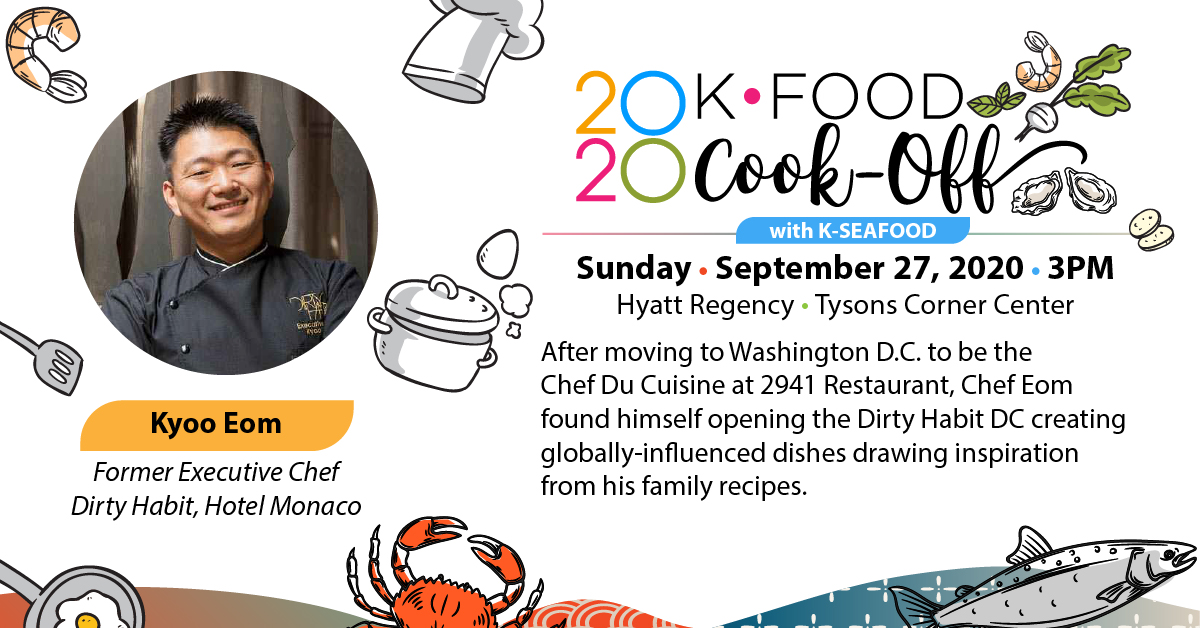 KFOODinUS's tweet photo. You can apply today for the chance to cook for Chef Kyoo Eom, Former Executive Chef for the Dirty Habit at Hotel Monaco.
Sponsored by @HyattTysons and @CosoriCooks
Apply Here Today: https://t.co/ZjXBf7xMfu
#KFoodCookOff #kfoodinus #kfood #koreanfood https://t.co/R2tvjxSzQk