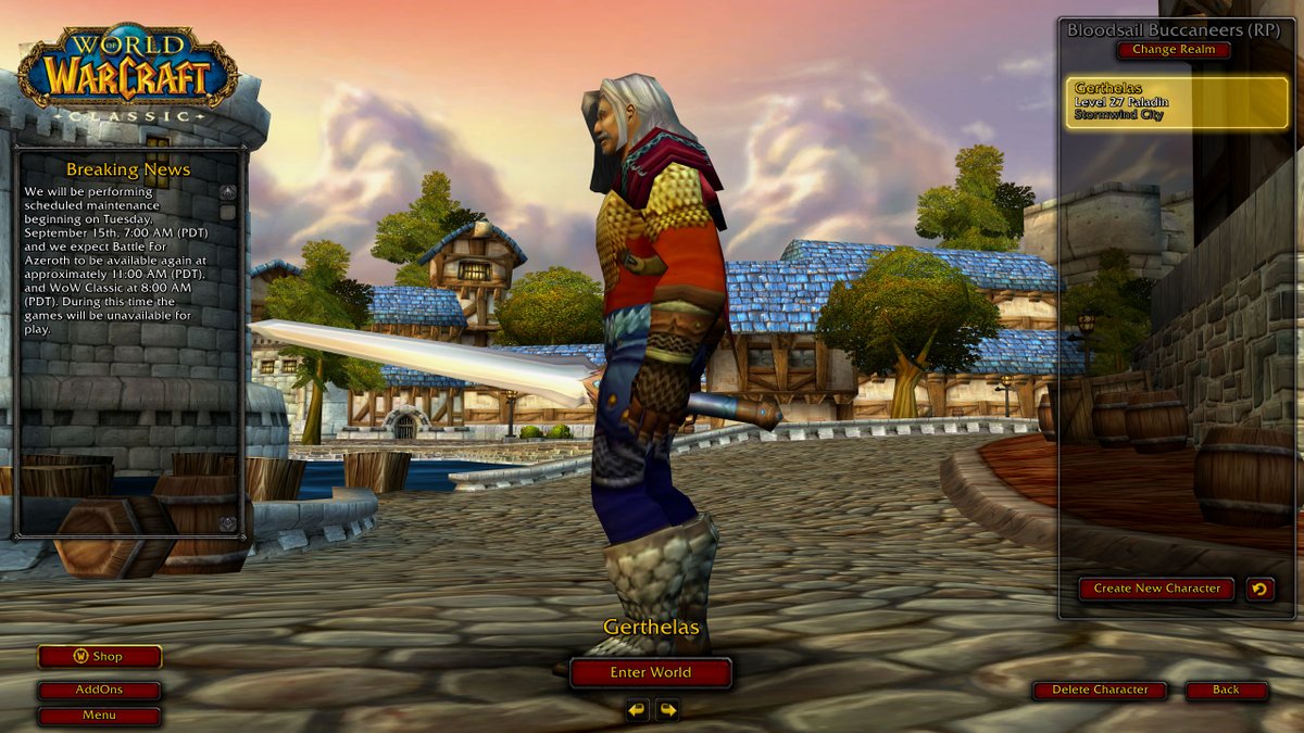 Good morning!☀️

Continuing on my <a href="/ClassicHardcore/">Classic Hardcore</a> journey! My pally is getting closer to level 30 with no deaths so far!💀

The adventure continues 👉 twitch.tv/QuissyTV