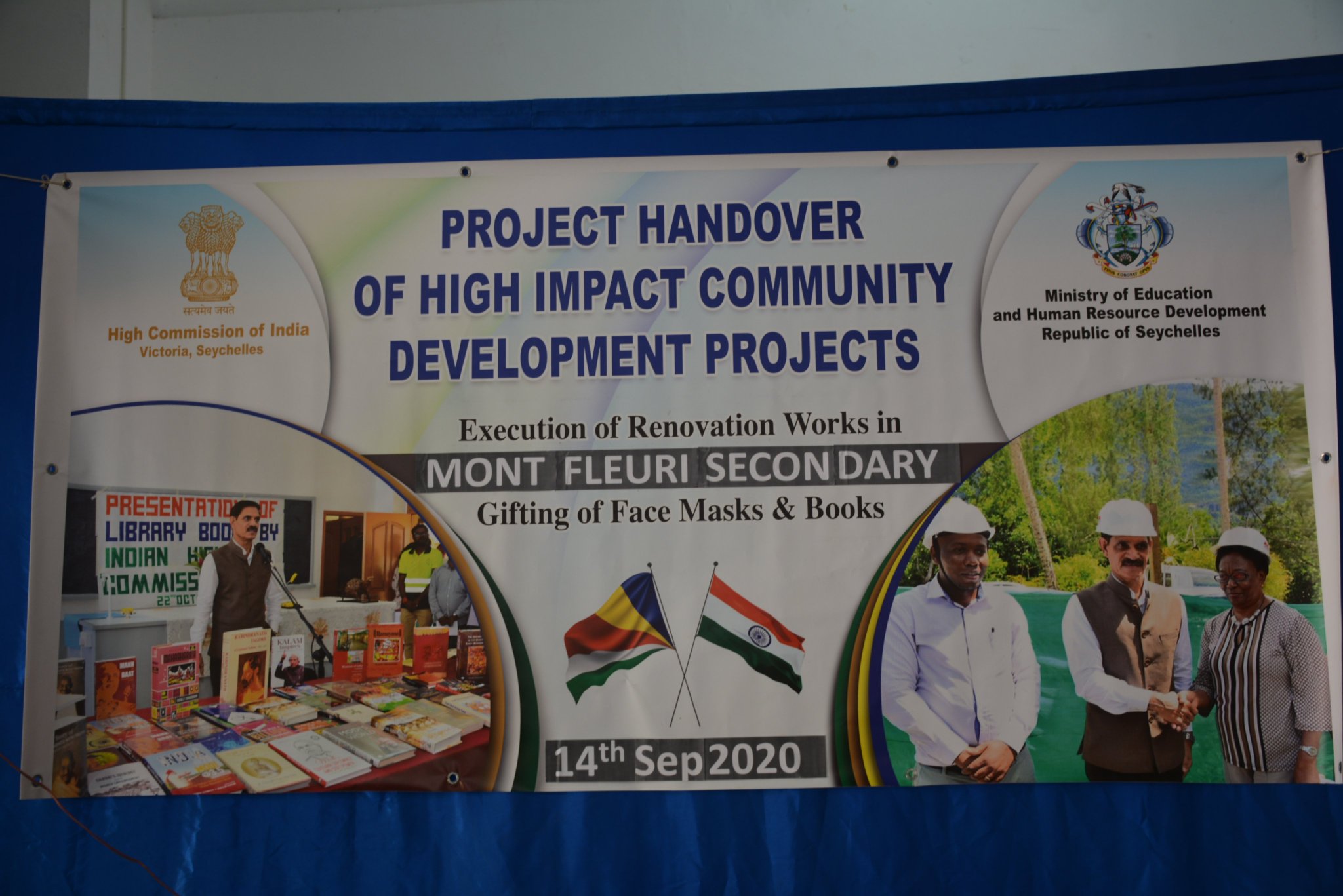 India in Seychelles on Twitter "HC Gen Suhag inaugurated MontFleuri