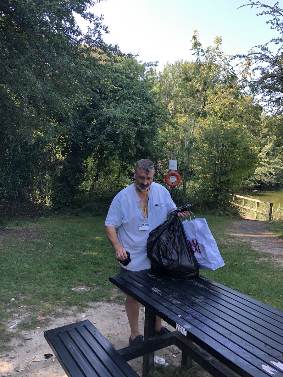 With @adair1524 spent most of Sunday cleaning up local beauty spots; overnight mess left by inconsiderate BBQ party; #litter pick #Hilsea ramparts #FoxesForest @portsmouthld #KeepPortsmouthTidy #KeepBritainTidy #community #LibDems @LibDems #Portsmouth #WorkingAllYearRound