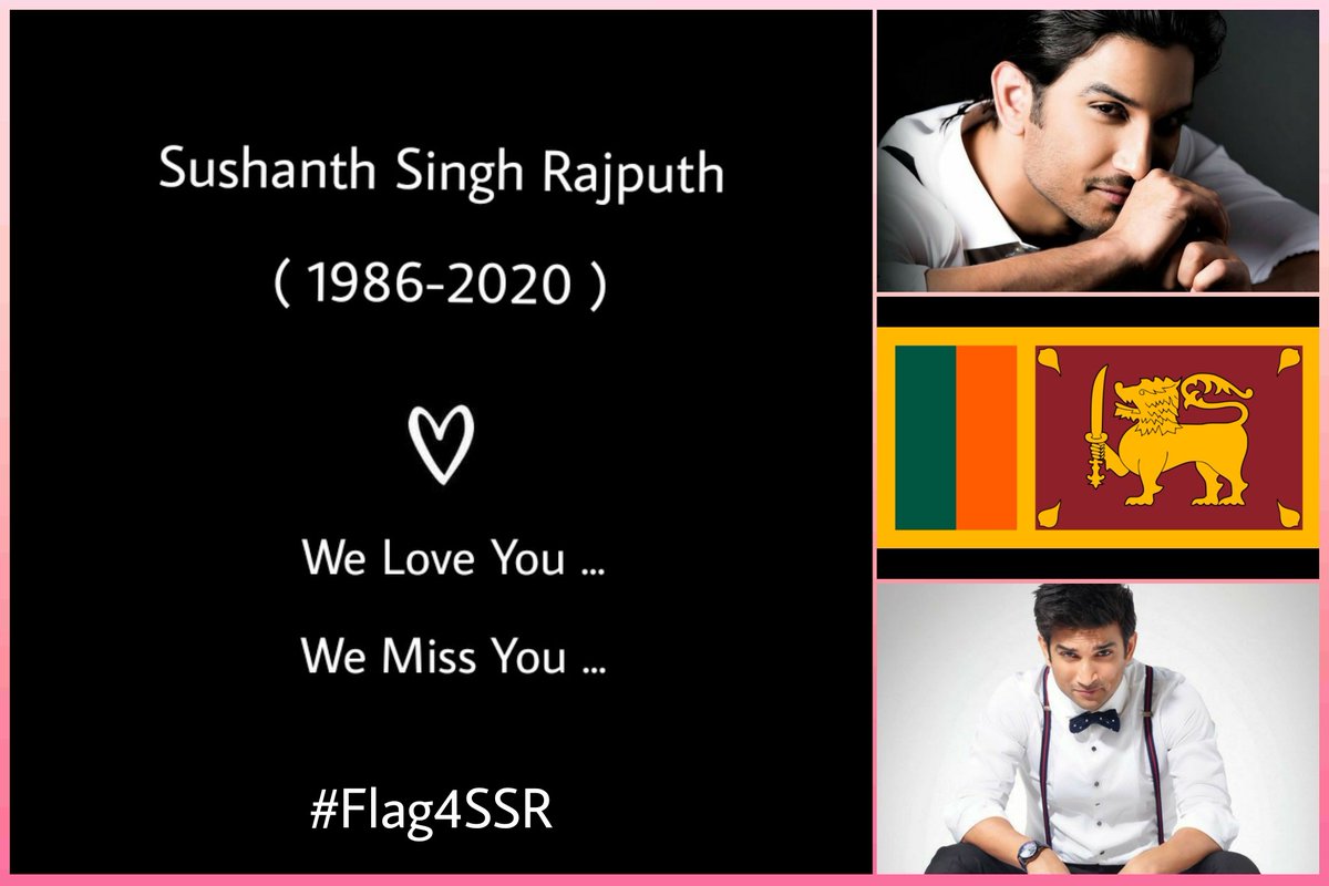 nish_gamage's tweet photo. No matter how much things have changed in these 3 months,Ur family &amp; all those who truly love U &amp; know U well haven't forgotten U.The whole world is still fighting 4U Sush 💙
Sri Lanka 🇱🇰
#Flags4SSR #Justice4SSRIsGlobalDemand 
@shwetasinghkirt @nilotpalm3 @anky1912  @sushantf3 https://t.co/VsYZl90iQz