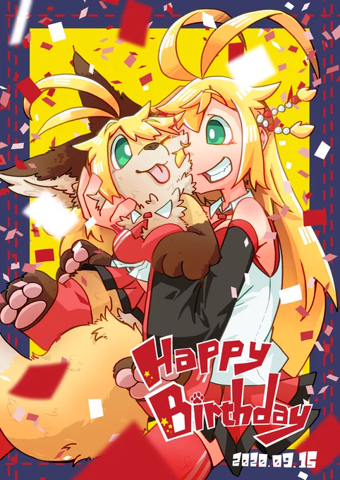 マキちゃんお誕生日おめでとう!!!!!!
(2枚目は手前の紙吹雪なし差分)
#弦巻マキ 