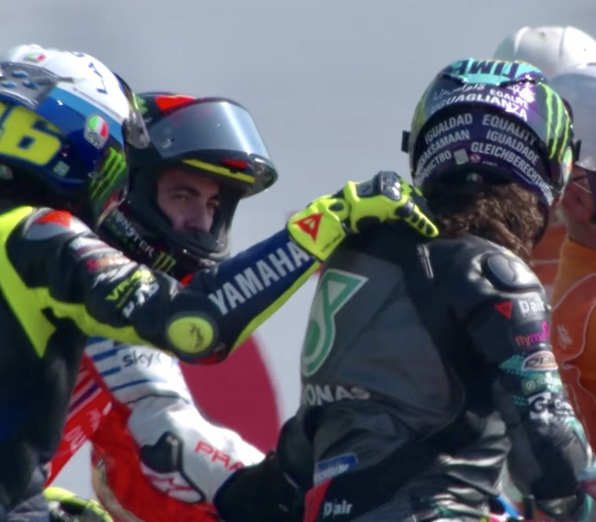 PeccoBagnaia's tweet photo. This is @VRRidersAcademy . 

🐌🐢🇧🇷🌶 

#GoFree https://t.co/bHNm5aPung