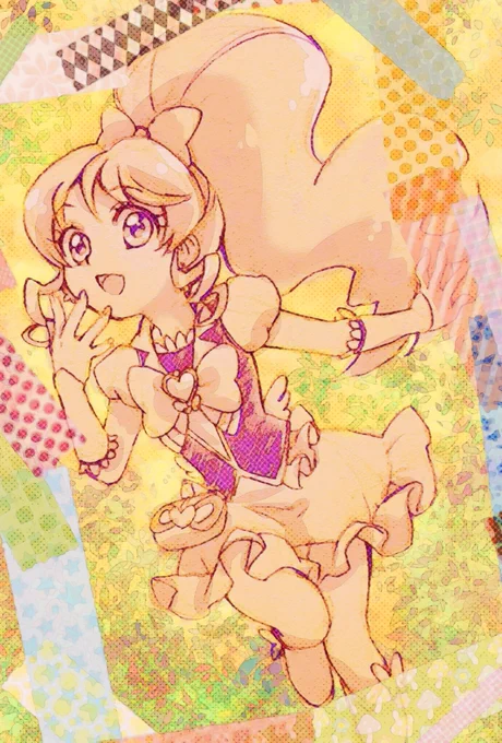 キュアハニー
 #プリキュア版深夜の真剣お絵描き60分一本勝負 
