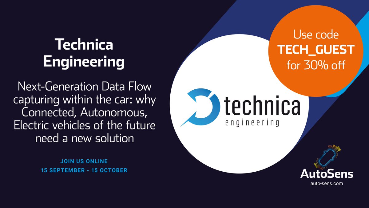 technica_munich's tweet photo. https://t.co/PuFh4oXtED
Looking forward to attend #AutoSens2020.
#Technica #Engineering #100BASET1 #1000BASET1 #SOMEIP #ECU #CaptureModules #AVB #EEArchitecture #IVN #InVehicleNetwork #MediaGateway https://t.co/MjfSr9Dhsn