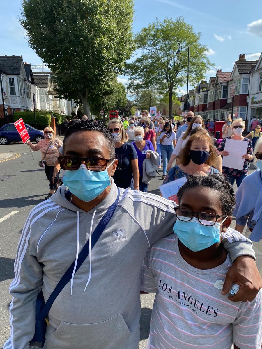 EalingOne's tweet photo. Some more powerful images from Saturdays protest march. #Ealing #LTNs @EalingCouncil https://t.co/d4NV8r0Ugo