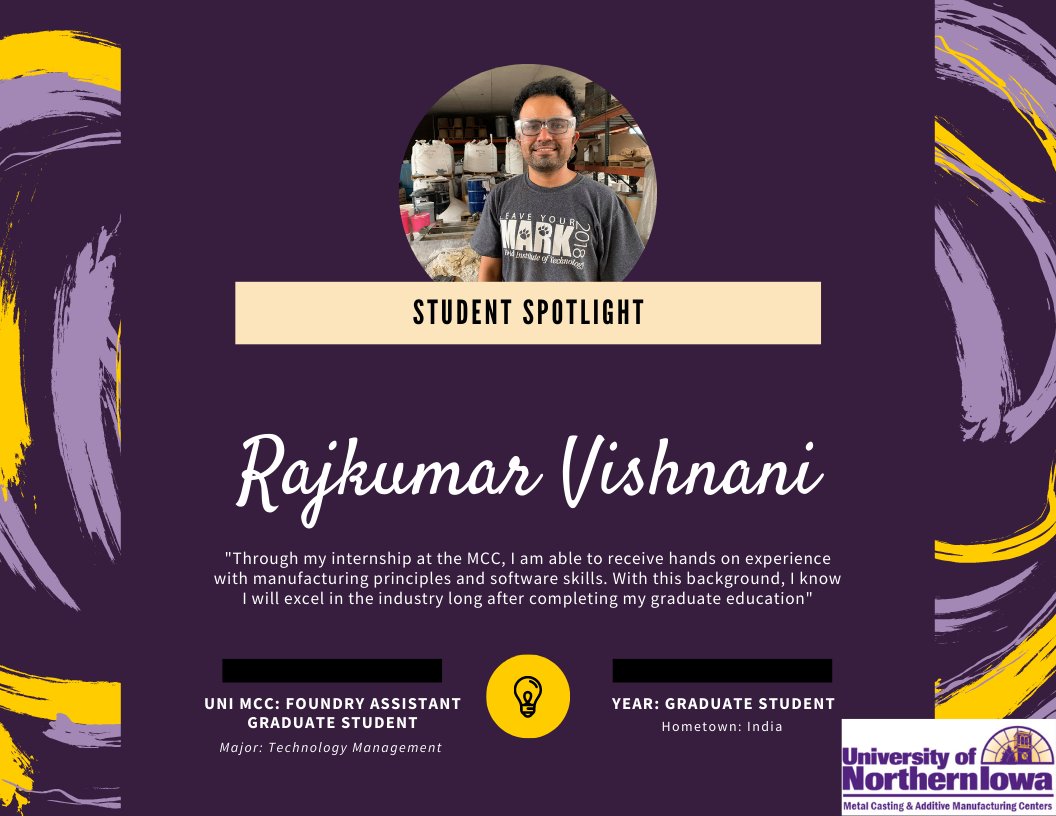 UNI Metal Casting Center tweet media