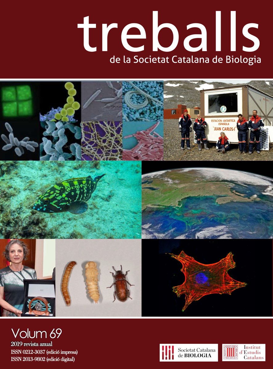 SCB_iec's tweet photo. La setmana passada, durant la #NitBio2020, vam presentar el número 69 de la revista #Treballs de la Societat Catalana de Biologia.
Ja la teniu disponible online ⬇️
https://t.co/GhoOPShqU6 https://t.co/tvuThaK3y5