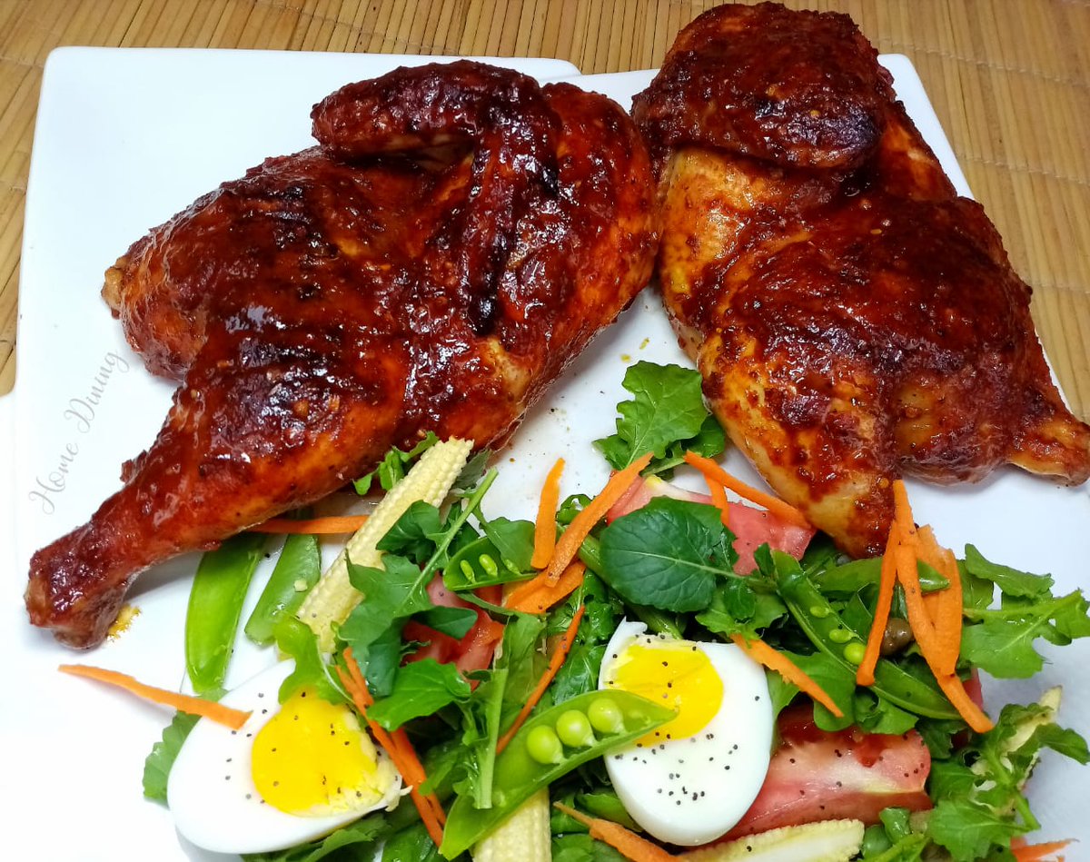 Spicey Harissa chicken with a crunchy salad.. #SpringMeals #MondayMotivaton #947ItCanBe