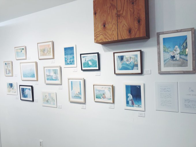 やさしいしろくま原画展、搬入してきました?
明後日16日から28日までの開催です!(23日はお休みなのでご注意ください)

原画は一部を除きご購入可能です
サイン入り書籍の販売もございます(数量限定です)
2度目の個展でドキドキですが、どうぞよろしくお願いいたします??‍♀️ 