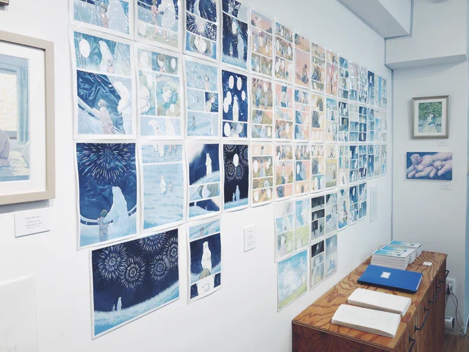 やさしいしろくま原画展、搬入してきました?
明後日16日から28日までの開催です!(23日はお休みなのでご注意ください)

原画は一部を除きご購入可能です
サイン入り書籍の販売もございます(数量限定です)
2度目の個展でドキドキですが、どうぞよろしくお願いいたします??‍♀️ 