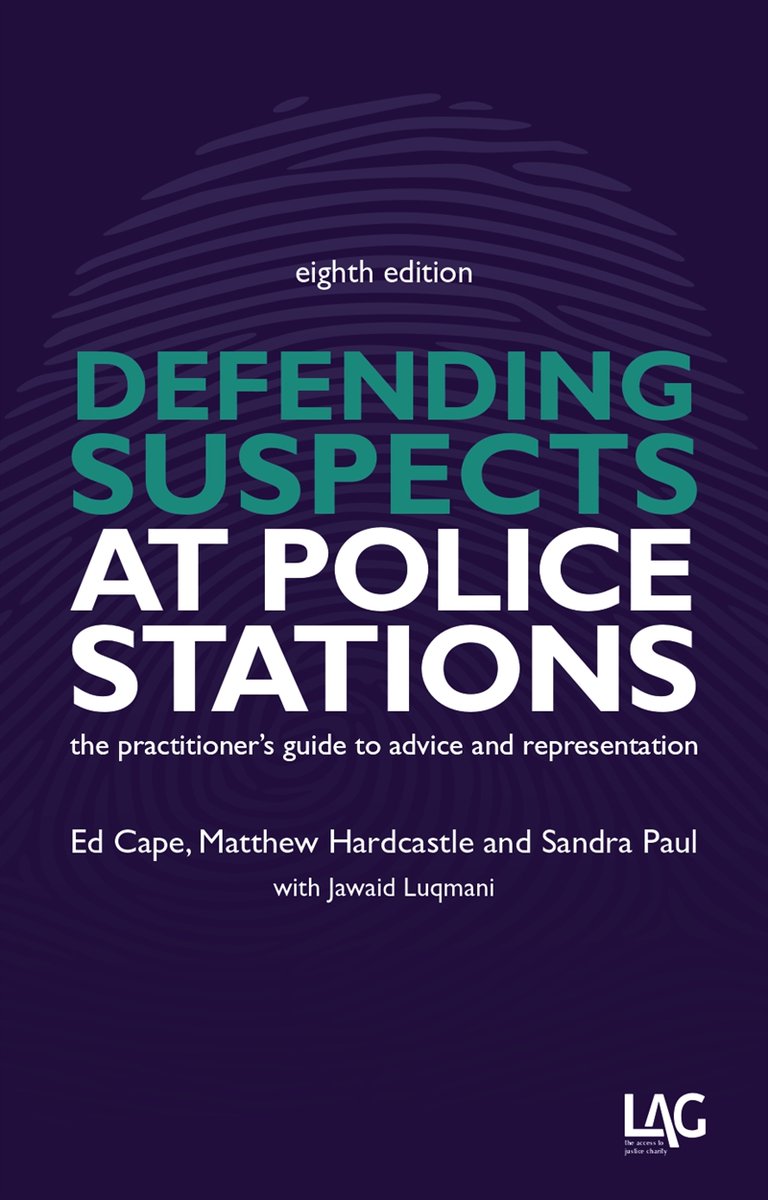 Kingsley Napley’s Sandra Paul <a href="/sandrapaulKN/">SandraPaulKN</a> and Matthew Hardcastle <a href="/matthardcastle2/">Matt Hardcastle</a> delighted to co-author latest edition of @EdLCape Professor Ed Cape’s Defending Suspects at Police Stations published today by Legal Action Group <a href="/LegalActionGrp/">Legal Action Group</a> lag.org.uk/?id=201255&from