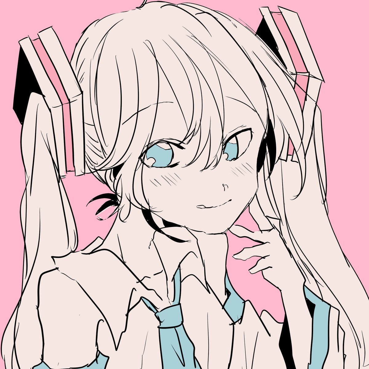 初音ミク 「食べられちゃうぞ、私に、 」|sakiのイラスト
