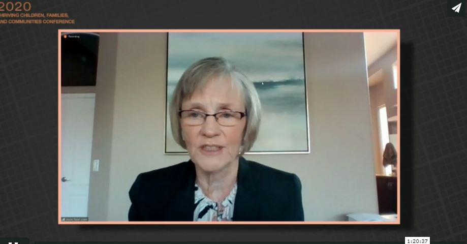 Jessie Rasmussen, president of Buffett Early Childhood Fund, says growth of conference is really remarkable and shows "we're on to something really important." #ThrivingChildren2020