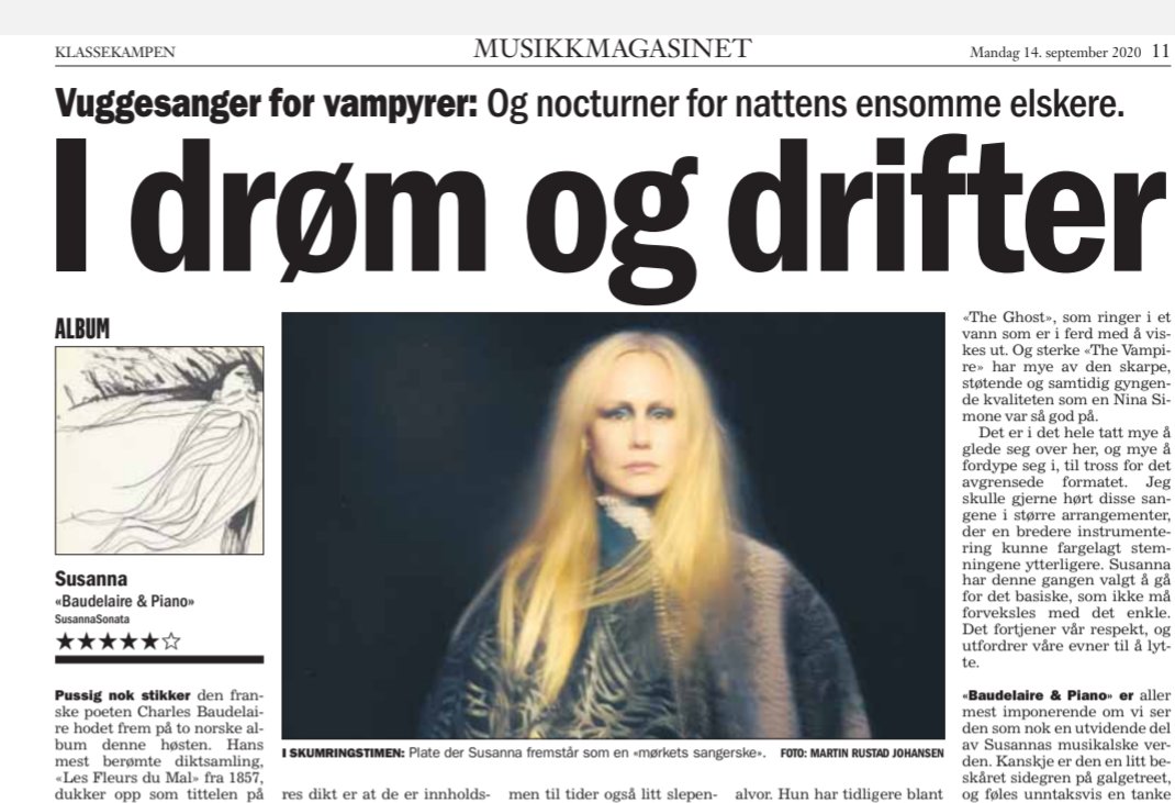 Meldt idag: liveplater fra Moskus og Bjørn Marius Hegge Trio, et imponerende Eric Revis-album, ep fra Skaar, Dallapiccolas tolvtoneopera Il prigioniero, Big Seans Billboard-toppende Detroit 2, Arve Tellefsen "glemte" 86-innspilling, tre x <a href="/FrodeHaltli/">Frode Haltli</a> og klassisk <a href="/SusannaMagical/">SUSANNA</a>.