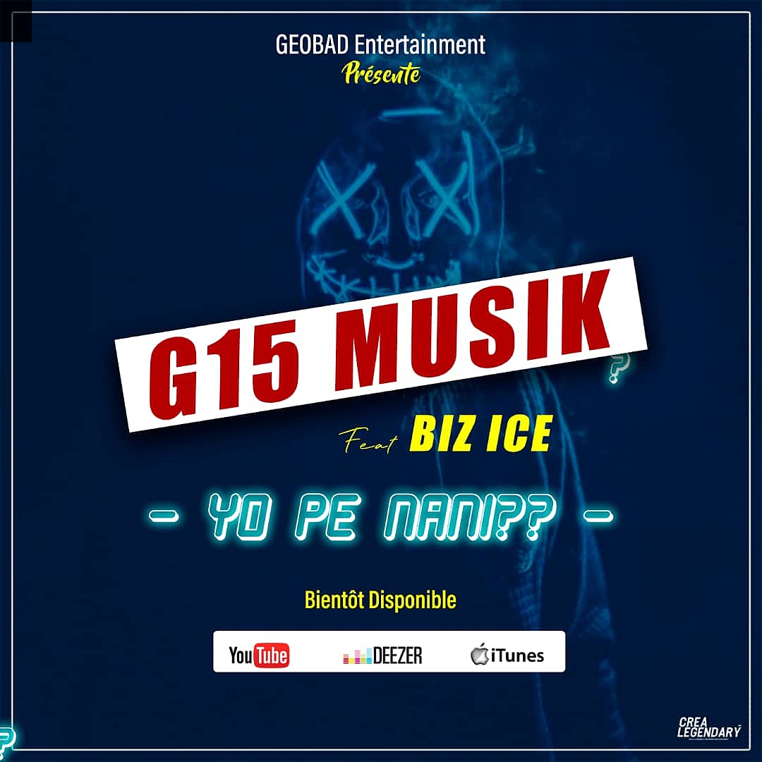 YellowNdule's tweet photo. [   🔥BRAND NEWS  🔥]
Le groupe @G15Music de style Afrobeat et l'artiste rappeur @BizIceOffichal se sont allier pour  concocter un nouvel single 💽 
Prévu pour ce 20 septembre à 20 Heure le très dansant "Yo  Pe Nani"
 qui sera disponible sur différentes plateformes de streaming. https://t.co/8FlCoruRcl