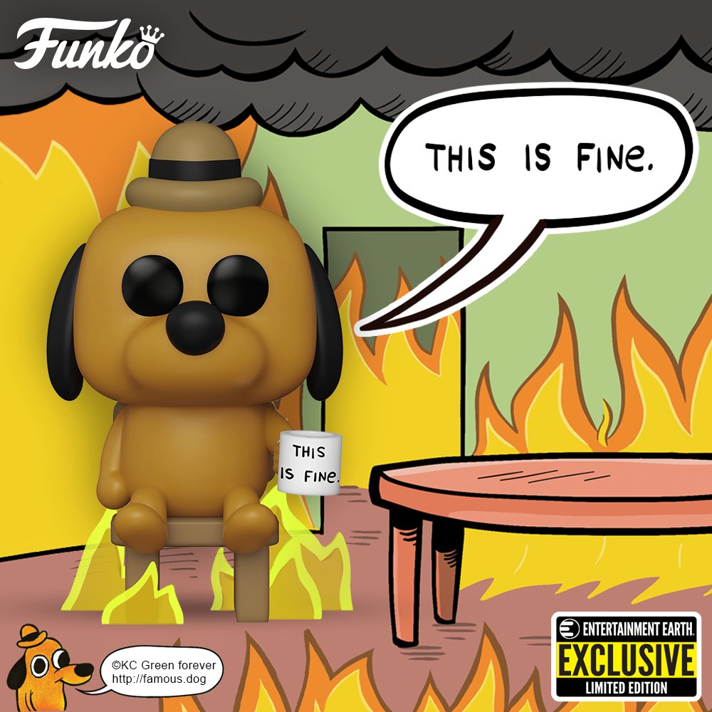 Funko Coming Soon Funko Pop Ad Icons This Is Fine Dog Entertainment Earth Exclusive This Is Not Part Of Virtual Con So You Can Pre Order Today T Co 3qflamzapm Funko Funkopop Pop