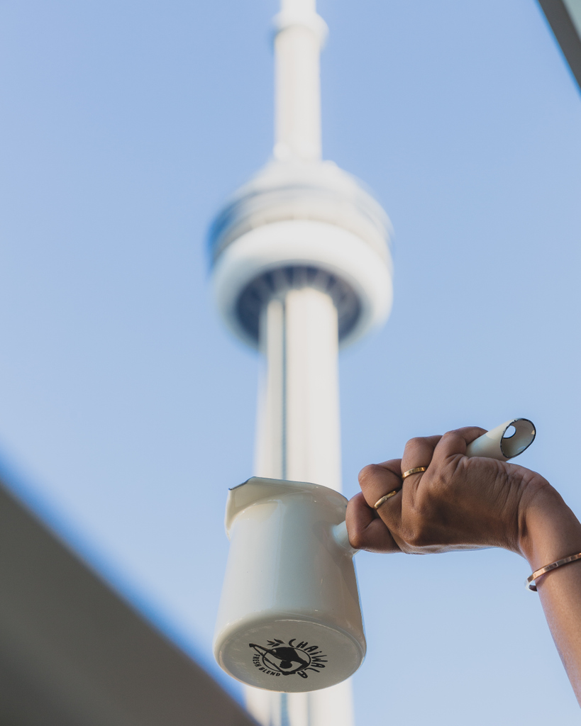 Chaiwala Chai is proudly handcrafted with love and packed by hand in Toronto 🇨🇦

Oh, hey there CN Tower!