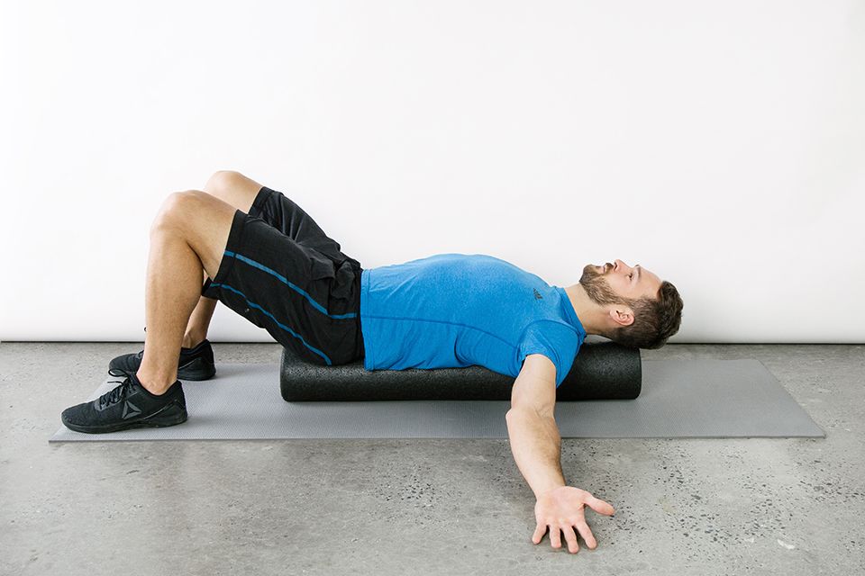 1. Pec Stretch:Pecs will usually tighten up due to being in a shortened position1st pic is a doorway stretch (Never push through shoulder pain)2nd pic is a foam roller stretch: Lie on the roller and bring arms out to the side. (This one feels great)Hold for 60 seconds x 3