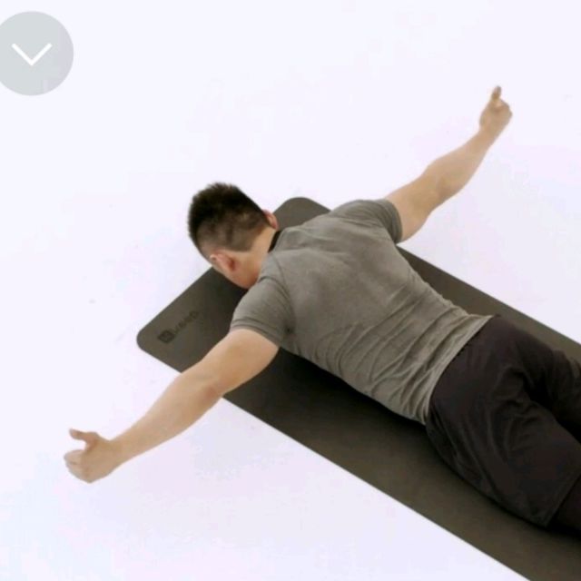 5. Prone T,Y:Lying on stomach.Bring arms out to the side, thumbs pointing up, and lift up, hold for 3 seconds.Repeat 10-15x for 3 sets.Do the same thing but with elevated near your ears, as in the 2nd pic.