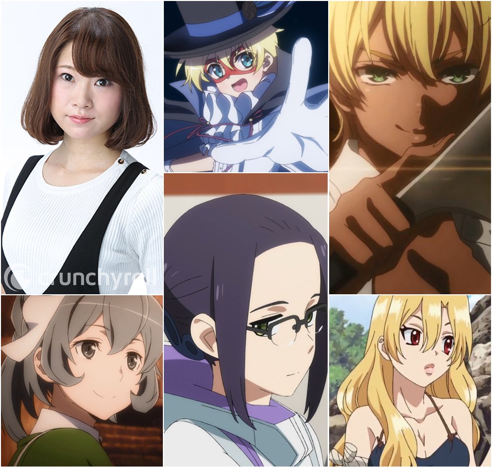 Crunchyroll.pt - (14/09) Feliz aniversário, Shizuka Ishigami! 🎉 ⠀⠀⠀⠀⠀⠀⠀⠀⠀  ~✨Animes na imagem: Overlord; Keijo; DARLING in the FRANXX; Is It Wrong to  Try to Pick Up Girls in a Dungeon?; Food Wars