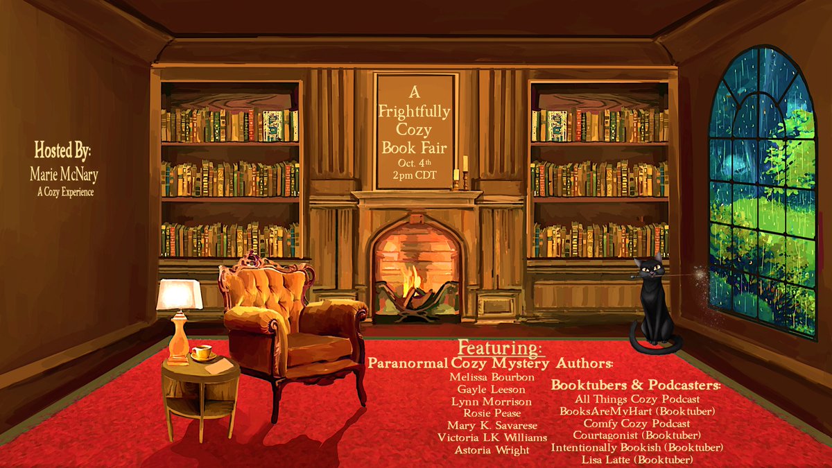 AstoriaWright's tweet image. It's RSVP Time! Sign up to attend A Frightfully Cozy Book Fair on October 4th. Click the link for details and to RSVP:
event.sqweee.com/Event/Active/2…

Share this event with all your paranormal cozy mystery loving friends!