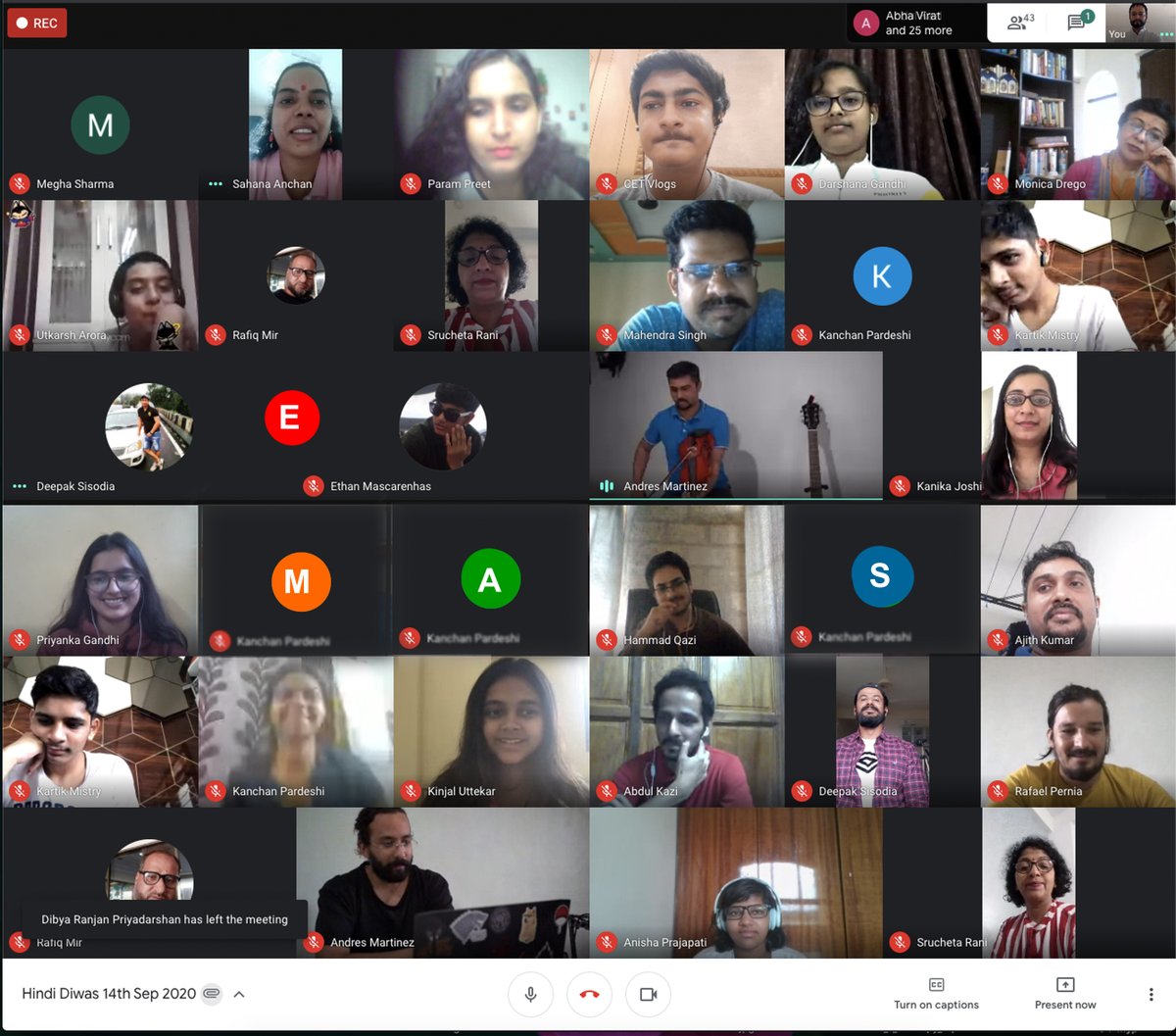KASKhandala's tweet photo. KAS celebrated Hindi Diwas, celebration started with  several activities. The stand-up comedy &amp; songs captivated. Stories told by both staffs &amp; students will be hard to forget.  Many poets told delightful poems, which will forever stay in our hearts.
#HindiDiwas https://t.co/X5Yo31Uo0n