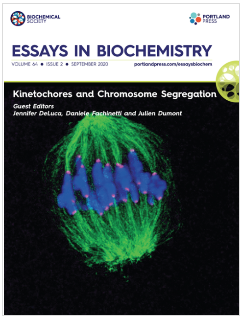 Essays in Biochemistry issue “Kinetochores & Chromosome Segregation” is complete! A compilation of reviews highlighting terrific work presented at the 2019 Dynamic Kinetochore Workshop in Paris. Hope to see everyone in Oslo for the next DKW (updates TBA soon from the organizers)!