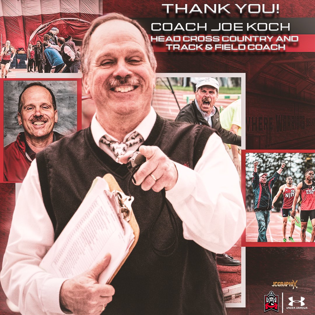 ESUTFXC's tweet photo. After 37 years of dedication to this program, our coach is stepping down and retiring from ESU.  Thanks for everything Joe!  You will be missed. https://t.co/Lc8UDs2ppG
