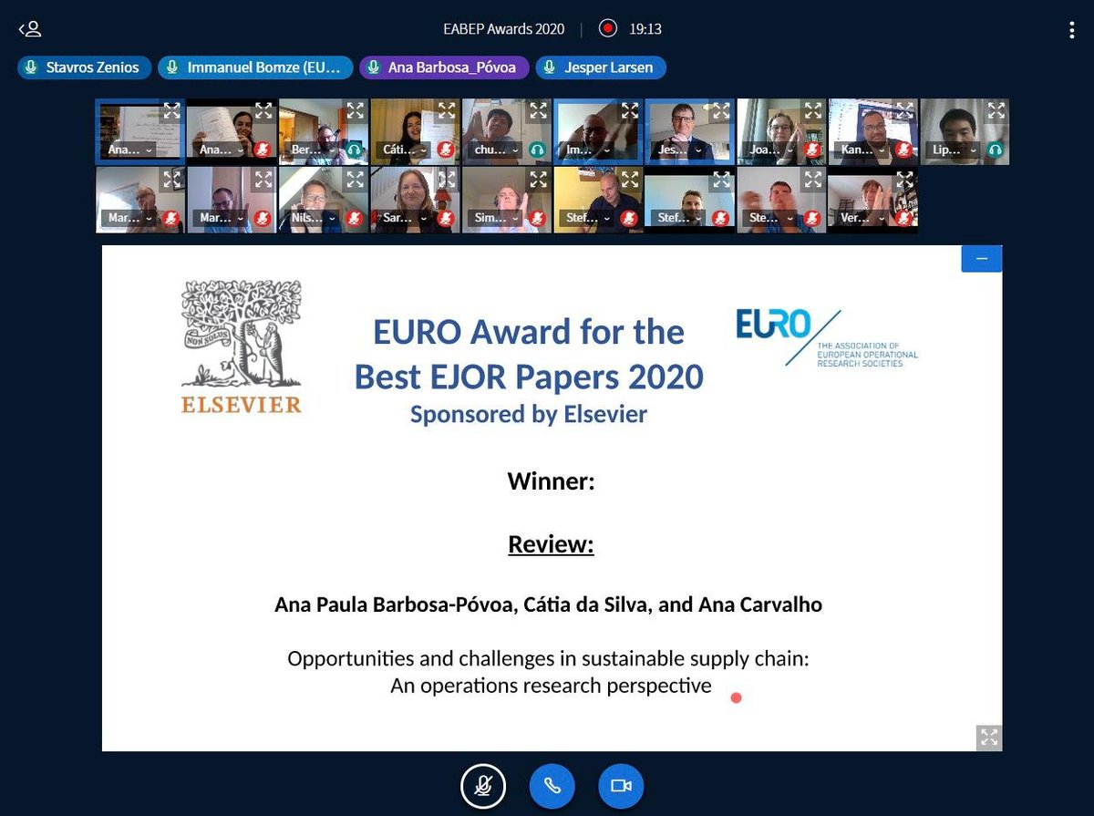 OplogG's tweet photo. Today 3 @OplogG and @istecnico researchers have officially received their @EUROonline_News award for the best paper of 2020. Congrats to Ana Barbosa-Póvoa, @MdSC_Catia and Ana Carvalho for the good work!
https://t.co/mntoWkXsmh https://t.co/D2M7r2zfw4
