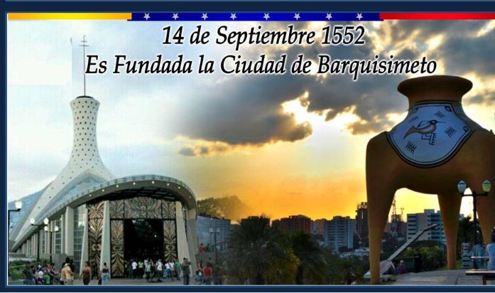 La ciudad crepuscular de Venezuela, cumple 468 años de su fundación. #14Sep de 1552.
¡Felicitaciones! a todos los habitantes de la hermosa capital del estado Lara.
🗣️¡Naaa Guará!.
#EscudoBolivariano2020
#RumboalcentenarioAMB
#LealesSiempreTraidoresNunca https://t.co/6PGjxdmtF5