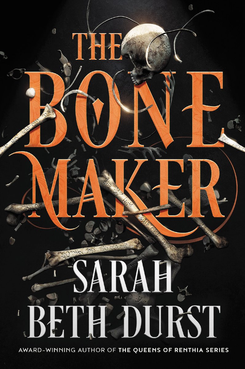 sarahbethdurst's tweet image. COVER REVEAL! So excited to share the cover for THE BONE MAKER, my next novel for adults! It's a standalone epic fantasy about bone magic, second chances, &amp;amp; 5 heroes well past their prime, coming 3/9/21 from @HarperVoyagerUS. Amazing cover art by Damonza. sarahbethdurst.com/BoneMaker.htm