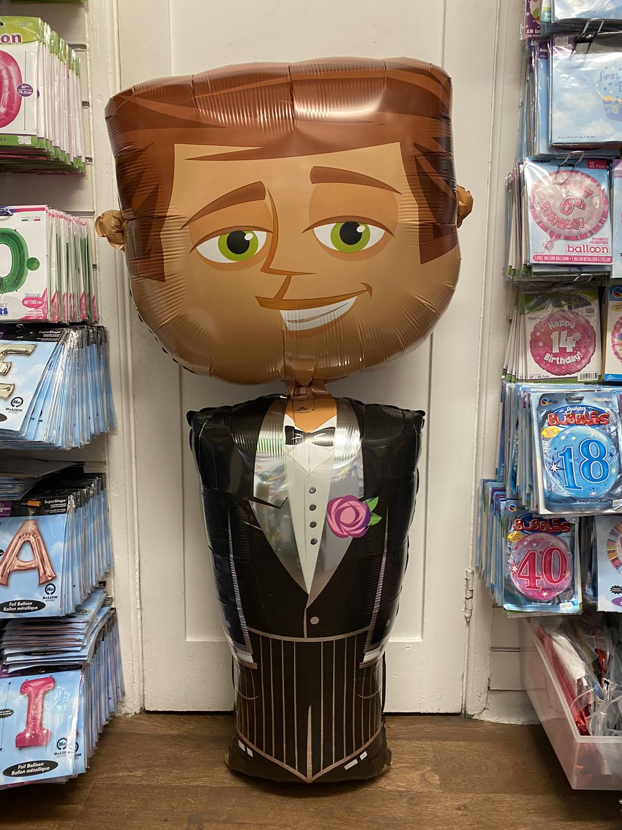 Occasions_pim's tweet photo. The perfect date 👨🏼‍⚖️ 

Our Groom airwalker given to the lovely Carol for a birthday present ❤️ 
#perfectpresent #perfectcouple #gifts #idealman #fungifts #londonballoons #groom #weddingballoons #funballoons #occasionspartyshop #occasionspimlico https://t.co/MxYPvHbkqv