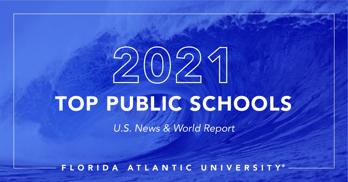 Florida Atlantic University moved up in the <a href="/usnews/">U.S. News & World Report</a> list of “Top Public Schools,” to No. 136 in this year’s ranking of the nation’s best universities.  🎉 #FAU ranked No. 140 last year.

Read more on FAU's race to the top ➡️ bit.ly/USnews2021