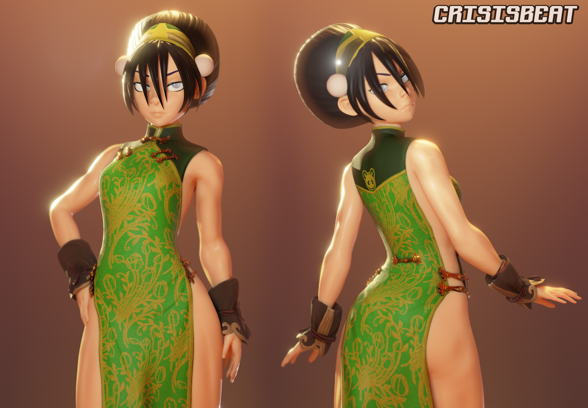 Battle Maidens by Crisisbeat! on X: All grown up Earth-Bender this was  really fun! Modded a cool attire from Dynasty warriors, I think it suis her  ;) to see more of her