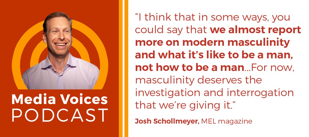 mediavoicespod's tweet image. Don't miss this week's interview with @JoshuaPartVI, co-Founder &amp;amp; Editor-in-Chief of online men’s magazine @WeAreMel talking about how men's magazines need to change, the branded media business model at the heart of MEL's success, and more. Listen here
voices.media/mel-magazine-e…