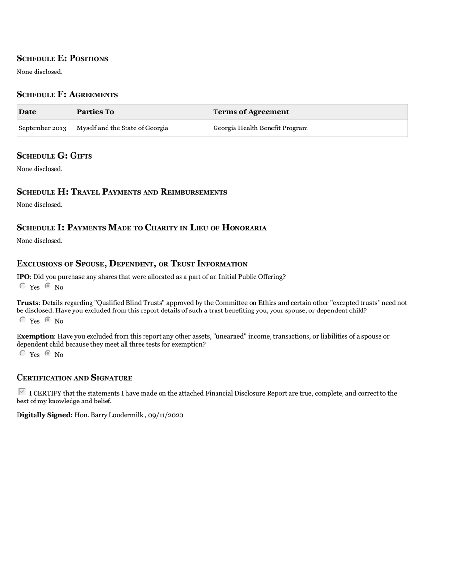 CATargetBot's tweet image. NEW HOUSE CAND FINANCIAL DISCLOSURE

Barry Loudermilk
#GA11
clerk.house.gov/public_disc/fi…