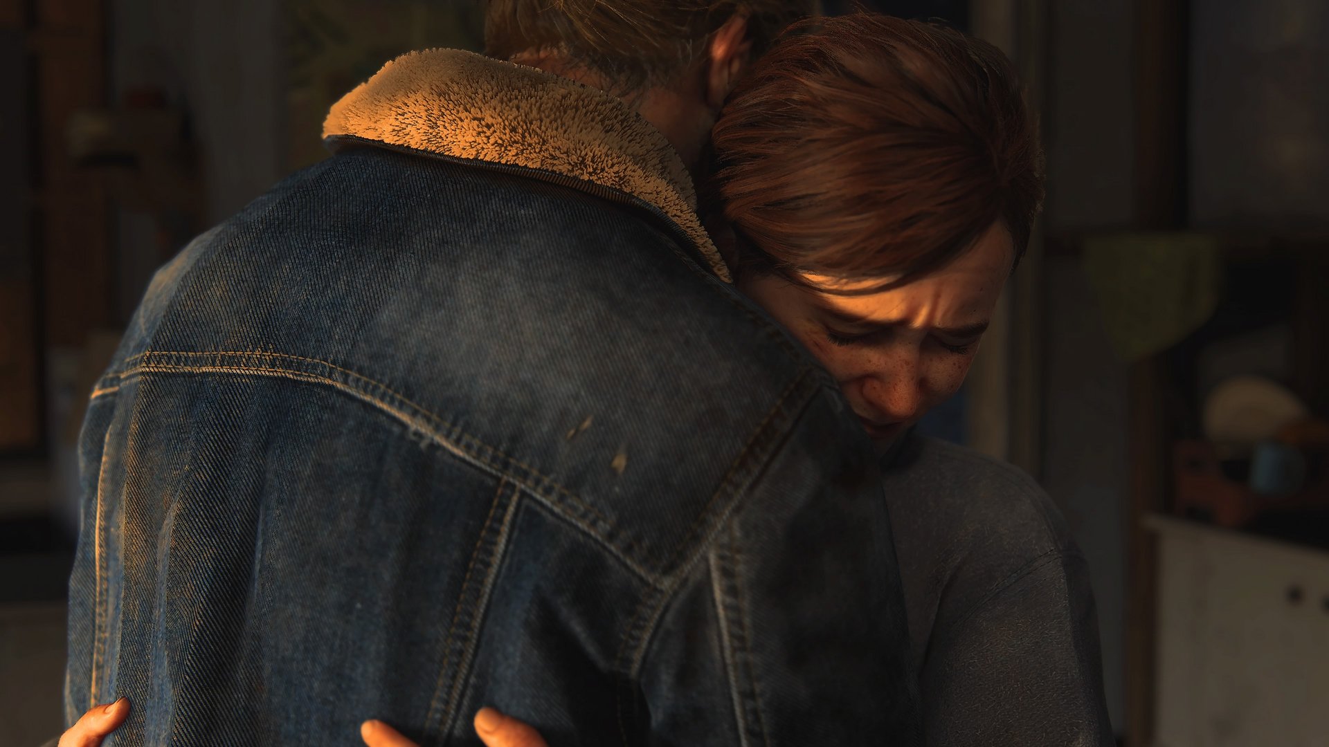 The Last of Us Fandom on X: Não vejo ninguém falando sobre esse abraço e  para mim é uma cena muito forte emocionalmente.. É o abraço mais fraternal  que a Ellie irá