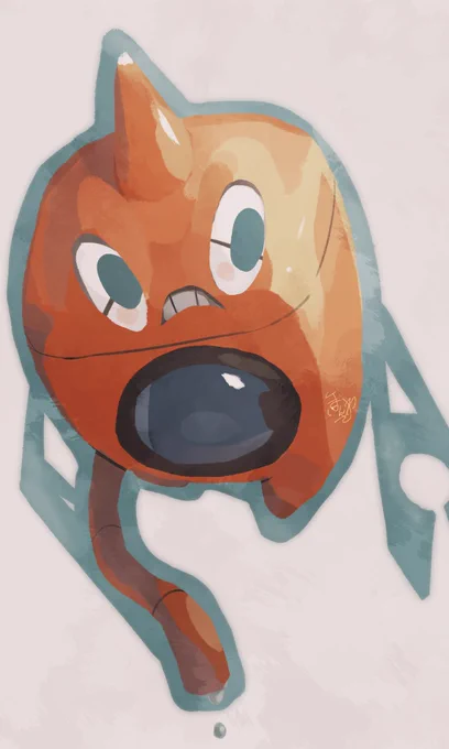 ウォッシュロトム。
#ポケモン版深夜の真剣お絵描き60分一本勝負 