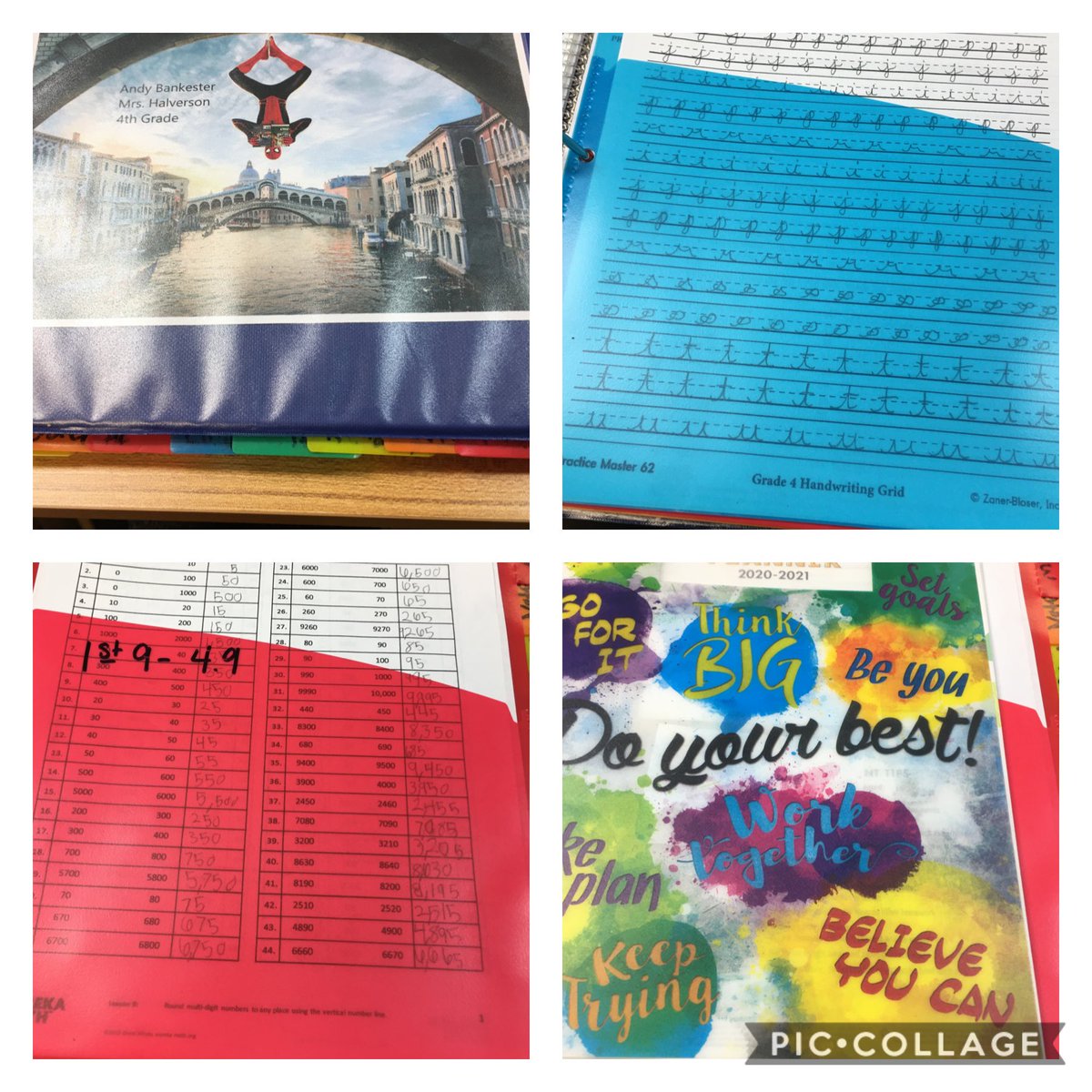 Tiger Binders are very important at Burleson. Organization and consistency promotes learning! Lack of organization, creates anxiety and stress for the students.