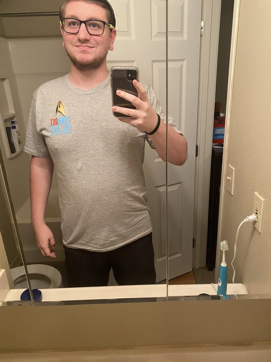 PolNinjaTrekkie's tweet photo. My #ProgressiveTurnoutProject merchandise came just in time for my first day of classes as a college sophomore! Let’s do this! #MI06 https://t.co/2rt8YmR2kP