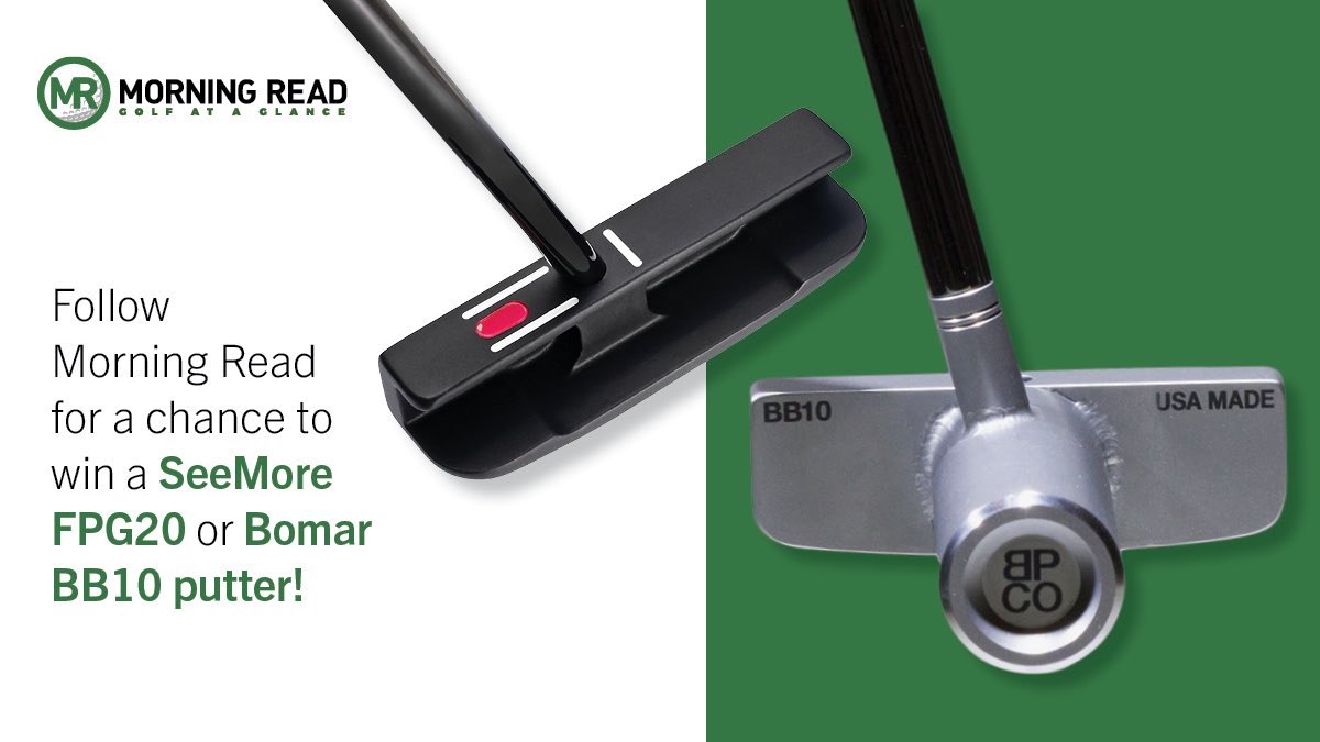 TheMorningRead's tweet photo. ⛳️ Giveaway alert! Kick off U.S. Open week with a chance to win a SeeMore or Bomar putter. Simply retweet and follow Morning Read to be entered. 

Winners will be selected on U.S. Open Sunday! https://t.co/F4jLDqAbJU